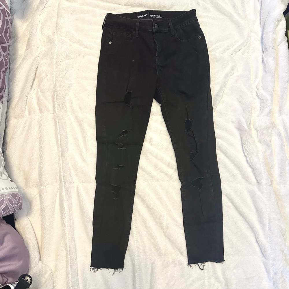 SIZE 6 | Old Navy Rockstar Mid-Rise Skinny Jeans